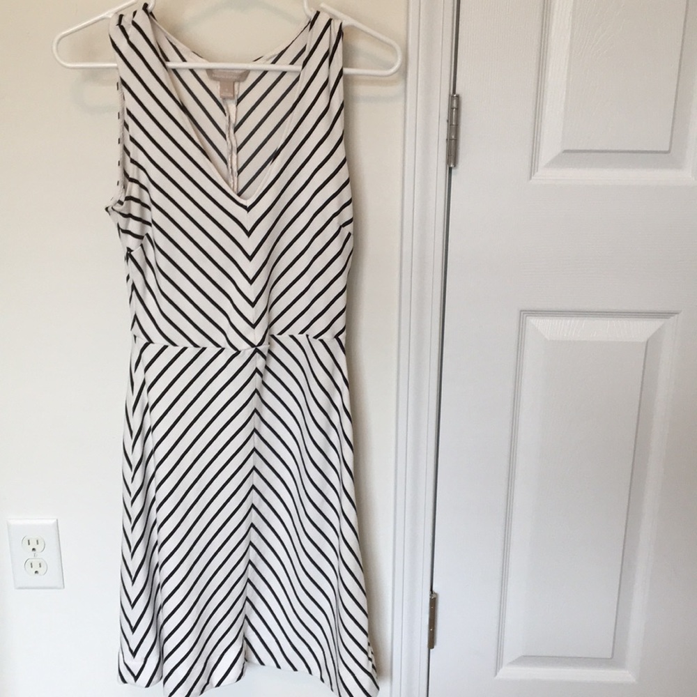 Banana Republic A-Line Striped Dress
